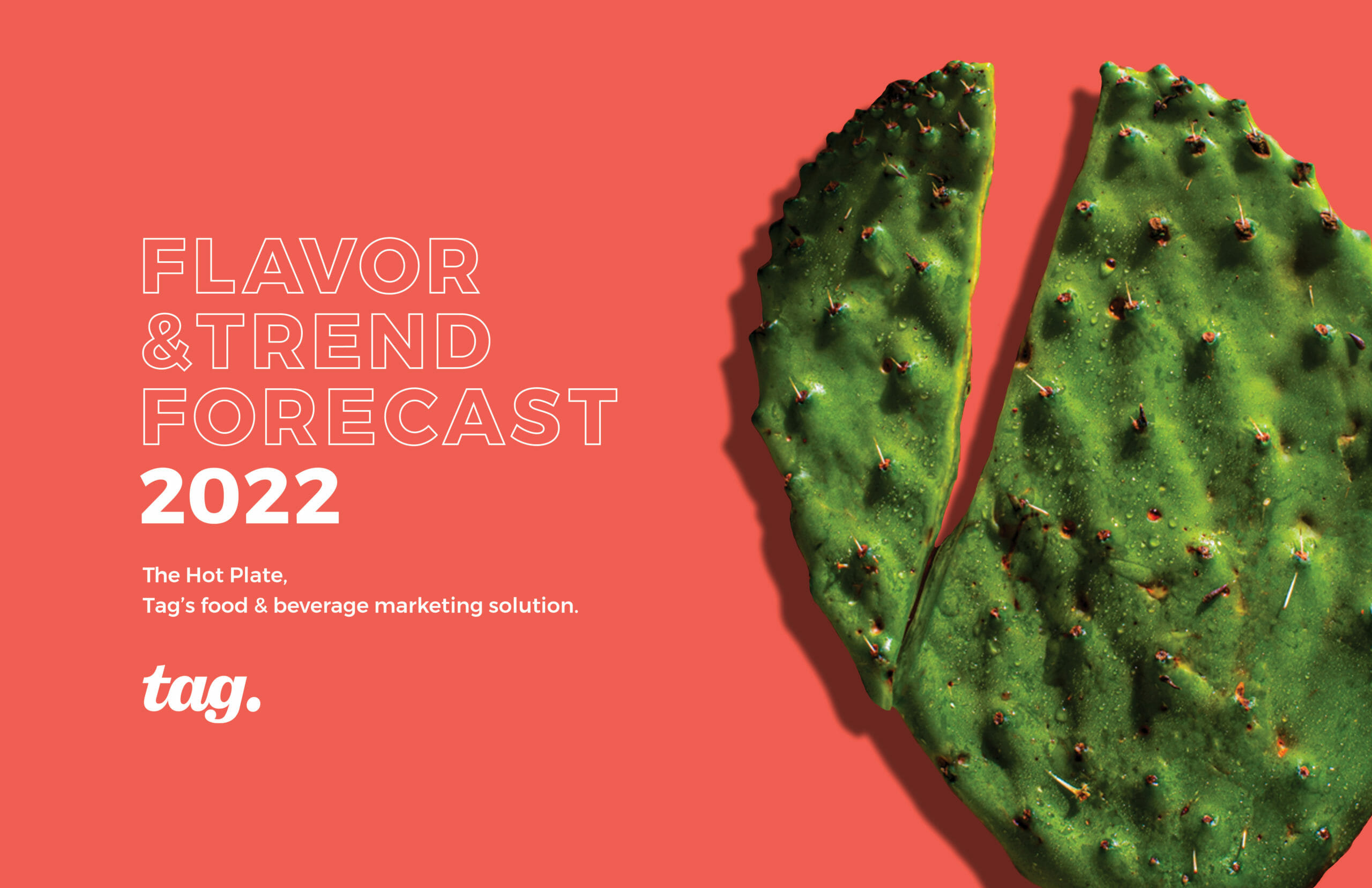 flavor-and-trend-forecast-cover-page-with-napales-cactus-pad-green-on-coral-background